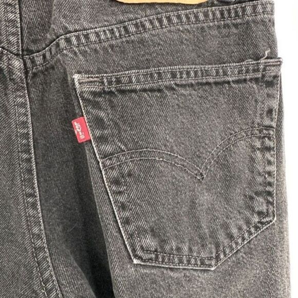 Vintage Y2K Levi’s 550 Charcoal‎ Black Size Women’s size 12 - Picture 9 of 16